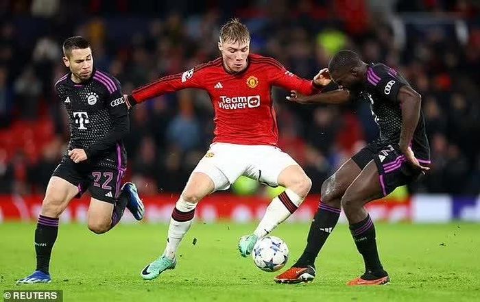 Kể từ khi đến vào mùa hè, Hojlund không ghi bàn ở Premier League dù đã ghi 5 bàn ở Champions League. Ảnh: Reuters
