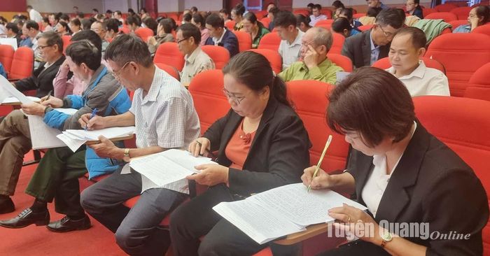 Các đại biểu tham dự Hội nghị tập huấn.
