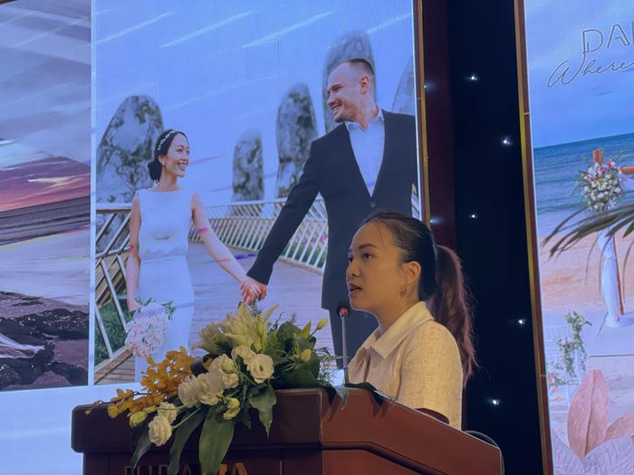 Bà Nguyễn Thị Hoài An, Giám đốc Trung tâm Xúc tiến Du lịch thành phố Đà Nẵng.