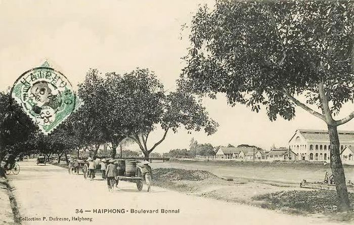 Đường Bonal xưa ở Hải Phòng