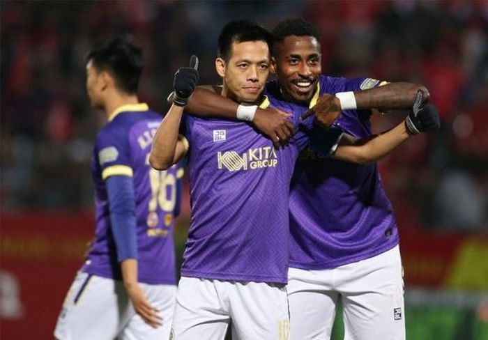 Hà Nội FC có chiến thắng ấn tượng trước Thể Công Viettel. Ảnh: VPF