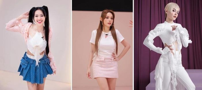 Lan Ngọc, Huyền Baby và Mlee được khán giả theo dõi chương trình yêu thích. Ảnh: NSX. 