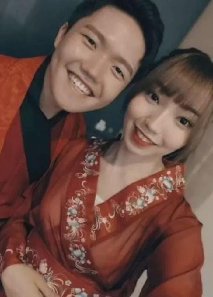 Xu Jialing hạnh phúc bên vị hôn phu kém 3 tuổi trước khi bị sát hại. Ảnh: Yahoo.