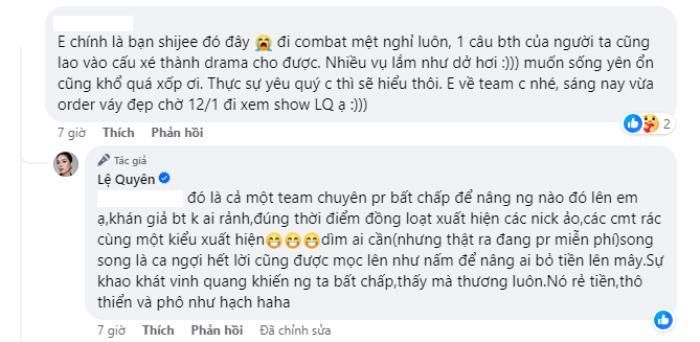 Câu trả lời này của Lệ Quyên đã thu hút sự chú ý từ phía một bộ phận khán giả