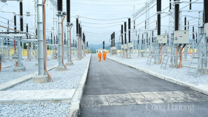 TBA 220kV Tương Dương được hoàn thành đi vào hoạt động từ giữa năm 2022 và kết nối với tuyến đường dây 220kV Tương Dương - Nậm Mô và 220kV Đô Lương (Ảnh: Thu Hường)
