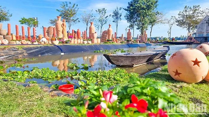 Khung cảnh rất nên thơ nằm trong công viên. 