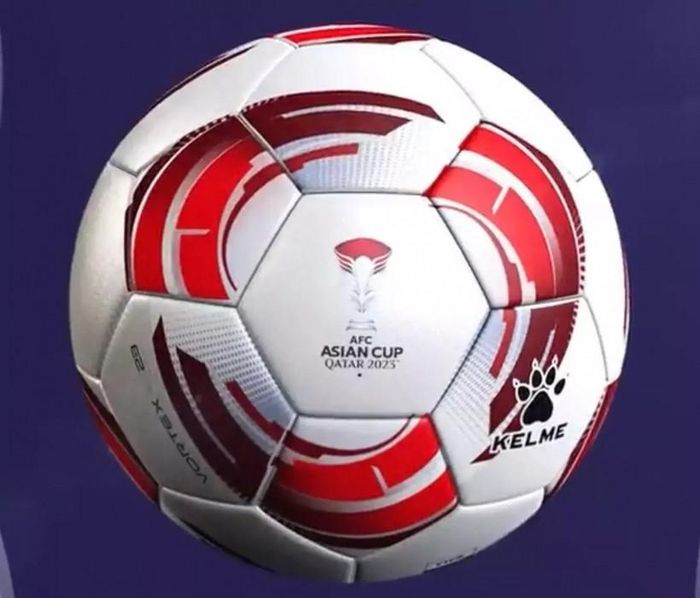 VORTEXAC23+ -trái bóng được dùng ở trận chung kết Asian Cup 2023.