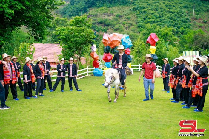 Du khách trải nghiệm tại Trang trại thú cưng Happy Farm của Khu du lịch Happy land Mộc Châu.