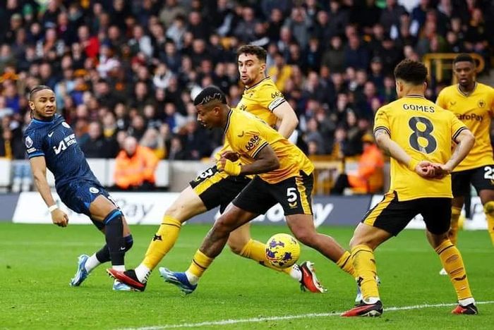 Chelsea bế tắc hoàn toàn trong việc xuyên phá hàng thủ của Wolves. Ảnh: Getty