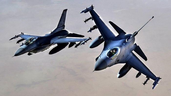Máy bay chiến đấu F-16 của Không quân Mỹ bay qua Iraq. (Ảnh: US Air Force)