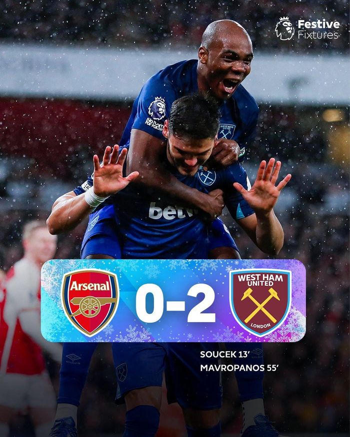 Chiến thắng quả cảm của West Ham