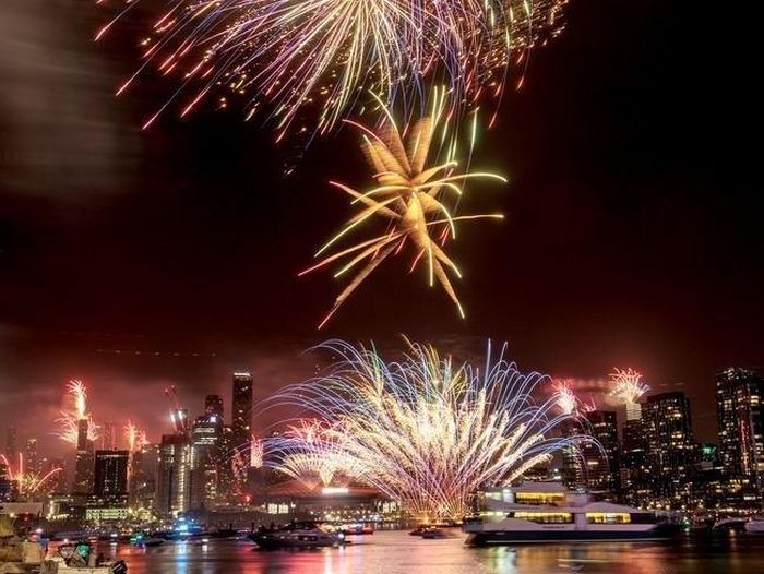  Bên cạnh Sydney, pháo hoa ở Melbourne (Úc) cũng nhận được nhiều sự chú ý. Ảnh: David Geraghty/News.com.au.