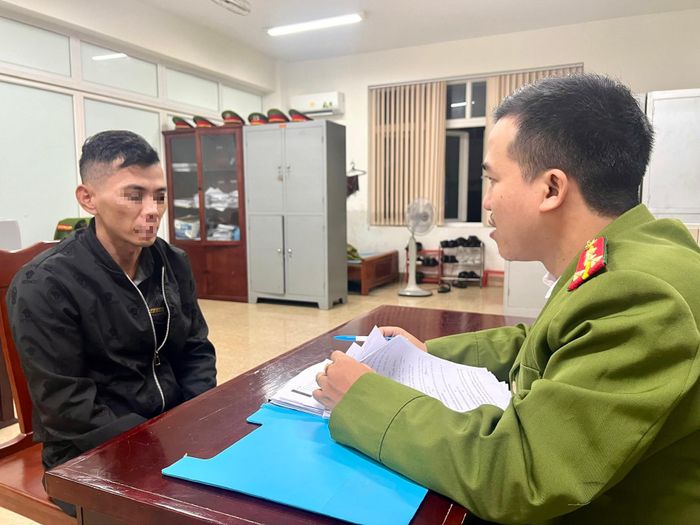Đối tượng Trần Công Thọ ở cơ quan chức năng