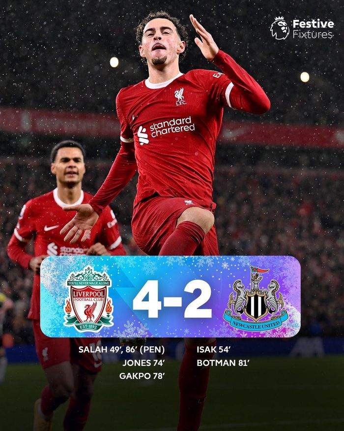 Liverpool giành chiến thắng xứng đáng
