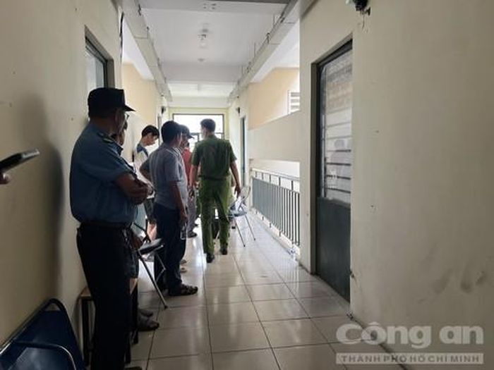 Hiện trường nơi phát hiện vụ việc.