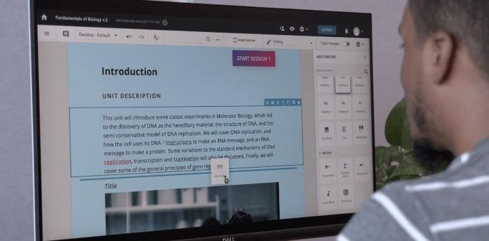 Nền tảng quản lý nội dung Gutenberg Technology đang tích hợp AI. Ảnh: Edtech Digest.