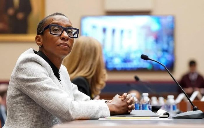 Bà Claudine Gay bị đe dọa. Ảnh: Reuters.