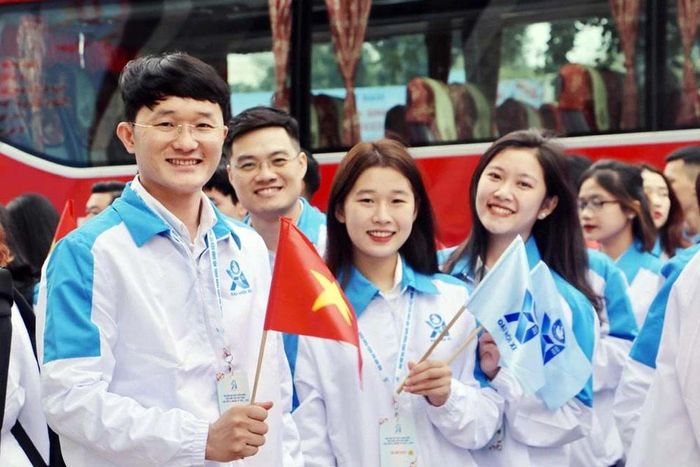  Phan Thị Hoài Thương là một trong 9 sinh viên tiêu biểu của Nghệ An dự Dự Đại hội đại biểu toàn quốc Hội Sinh viên Việt Nam lần thứ XI, nhiệm kỳ 2023 - 2028. Ảnh: Báo Sinh viên Việt Nam 