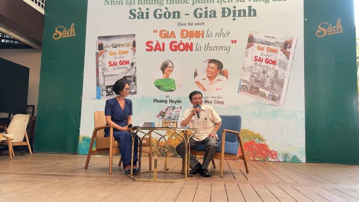 Nhà báo Cù Mai Công chia sẻ về Sài Gòn - Ảnh: Tiểu Vũ