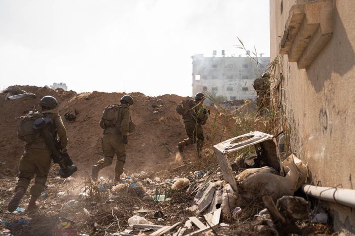 Binh sĩ thuộc Lữ đoàn Kfir tham chiến tại thành phố Khan Younis phía Nam Dải Gaza. Ảnh: Times of Israel/IDF