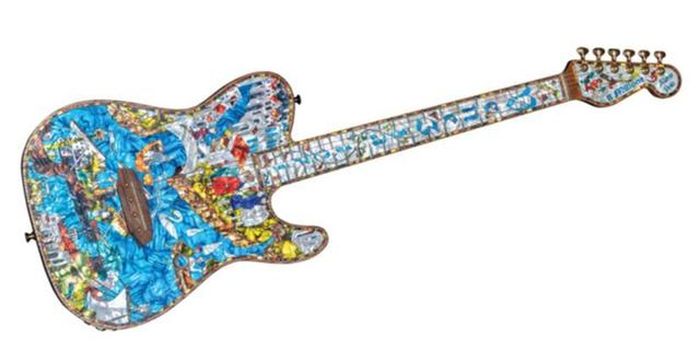Cây đàn guitar phiên bản giới hạn được Paoletti Guitars của Italy làm nhân kỷ niệm 700 năm ngày mất của Marco Polo