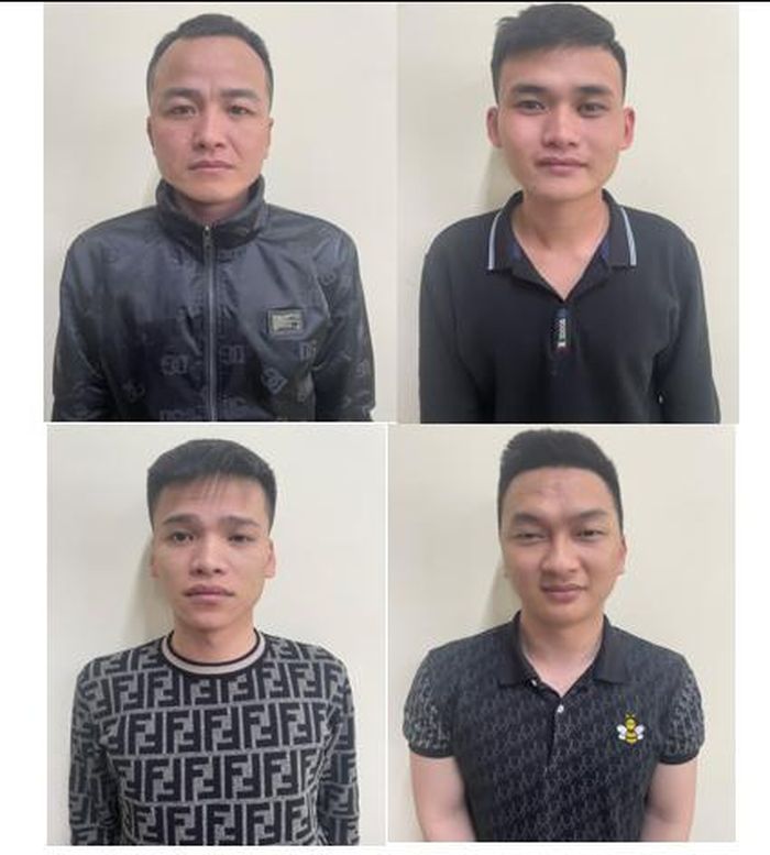 Các đối tượng bị cơ quan chức năng khởi tố, bắt tạm giam để điều tra. Ảnh Công an Lâm Đồng