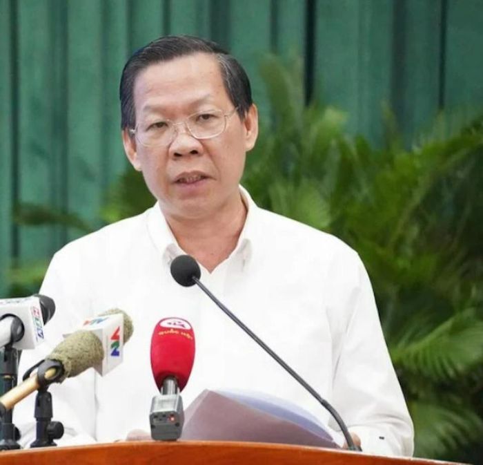Chủ tịch UBND TP Hồ Chí Minh Phan Văn Mãi phát biểu tại hội nghị