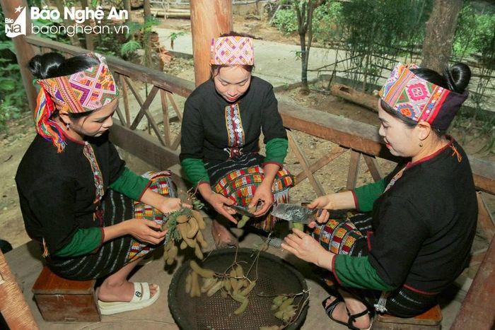  Đến mùa me, phụ nữ người Thái thường hái về để chế biến các món mứt hoặc làm gia vị như nộm, canh cho bữa ăn hàng ngày. Ảnh: Đào Thọ 