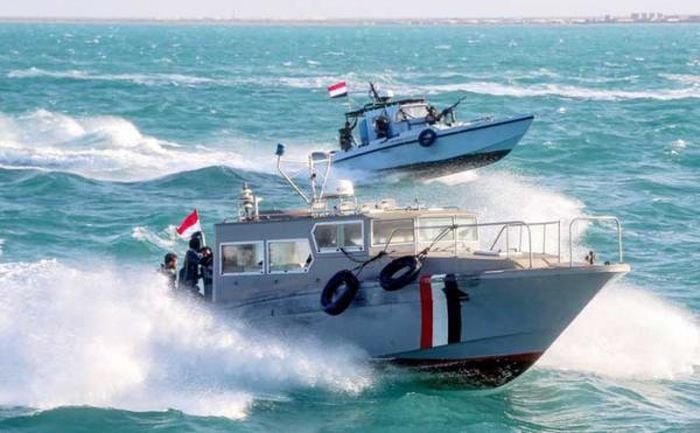 Lực lượng bảo vệ bờ biển Yemen ở eo biển Bab el-Mandeb, Biển Đỏ, ngày 11/1.