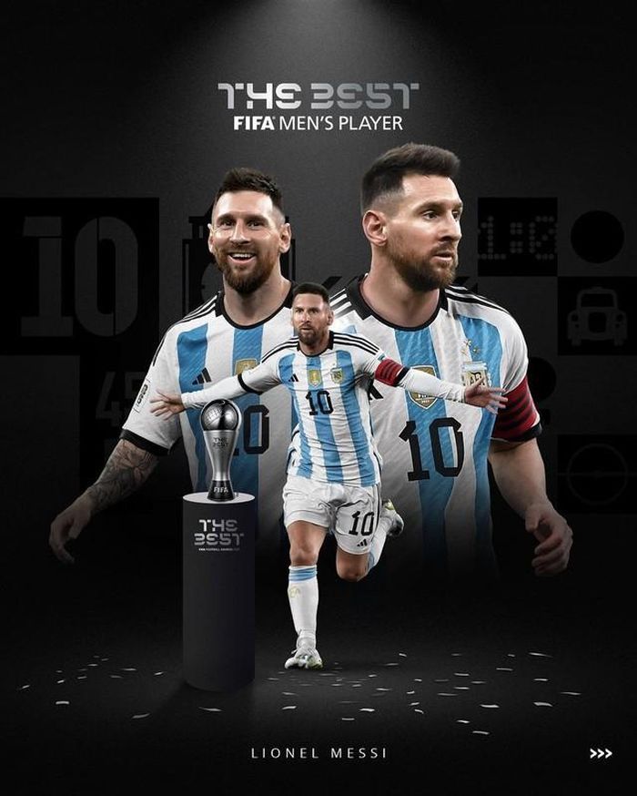 Messi nhận danh hiệu FIFA The Best 2023 (Cầu thủ xuất sắc nhất năm)