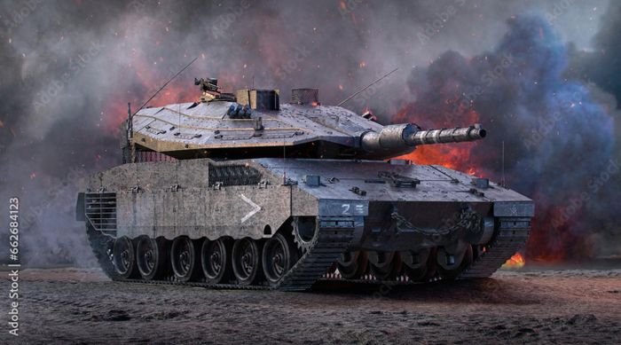 Về xe tăng, Quân đội Israel được trang bị dòng xe tăng chiến đấu chủ lực Merkava và mẫu mới nhất là Merkava Mk4. Loại xe tăng chiến đấu chủ lực này có tổng trọng lượng chiến đấu 65 tấn, dài 7,6 mét, rộng 3,7 mét và có tổng cộng 4 thành viên tổ lái.
