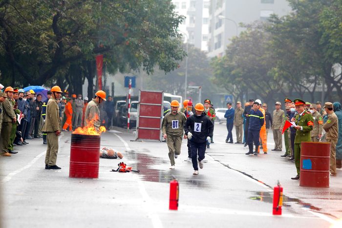 Hội thao là nhằm nâng cao kiến thức, kỹ năng, nghiệp vụ cơ bản cho các đội dân phòng, đảm bảo thực hiện tốt các thao tác cơ bản trong công tác chữa cháy, CNCH nhanh chóng, linh hoạt khi có tình huống cháy xảy ra