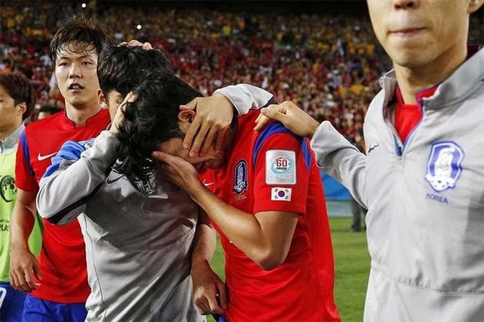 Những giọt nước mắt của Son Heung Min sau trận chung kết Asian Cup 2015 thua Úc 1-2
