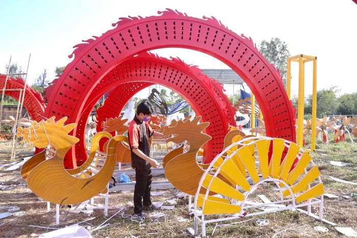  Các công đoạn cuối cùng đang được thực hiện. 