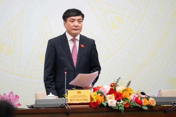 Tổng Thư ký Quốc hội, Chủ nhiệm Văn phòng Quốc hội Bùi Văn Cường.