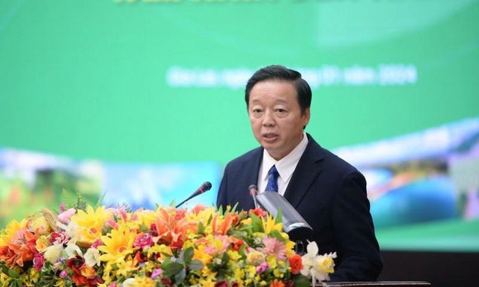 Phó Thủ tướng Chính phủ Trần Hồng Hà phát biểu trong buổi công bố Quy hoạch tỉnh Gia Lai thời kỳ 2021 - 2030, tầm nhìn 2050.