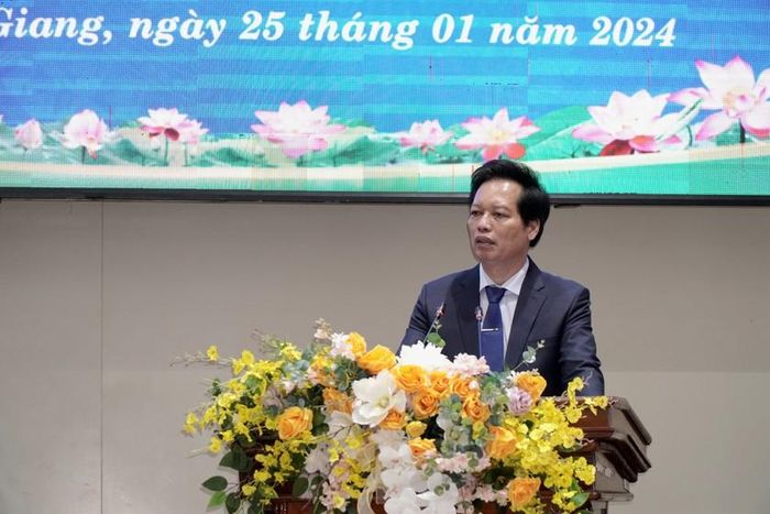 Ông Nguyễn Thành Diệu - Phó Chủ tịch UBND tỉnh phát biểu chỉ đạo.