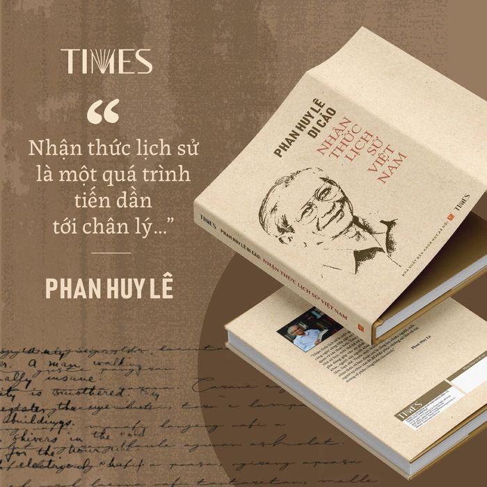  Cuốn sách về cố giáo sư Phan Huy Lê sắp phát hành. Ảnh: TIMES. 