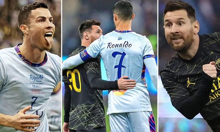 Messi và Ronaldo sẽ gặp nhau tại giải Riyadh Season Cup vào ngày 1-2. Ảnh: GETTY.