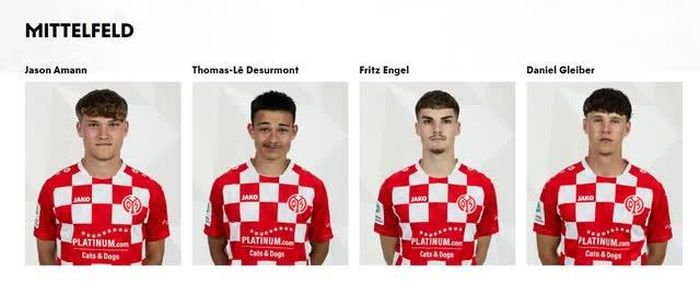 Thomas-Lê Desurmont đang khoác áo CLB U19 Mainz 05