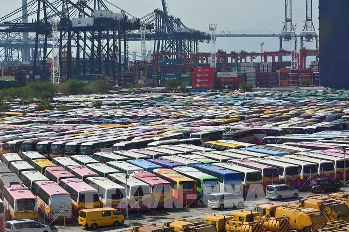 Xuất khẩu của Hong Kong (Trung Quốc) tăng vượt kỳ vọng. Ảnh: AFP/TTXVN