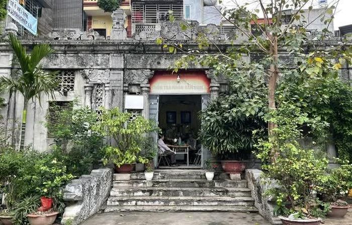 Hiện trạng khu lăng mộ Hoàng Cao Khải nằm ở ngõ 252, phố Tây Sơn, phường Trung Liệt, quận Đống Đa, Hà Nội, năm 2022. Ảnh: Kinh tế đô thị