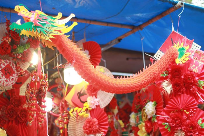 Những mẫu trang trí hình rồng năm nay khá phổ biến