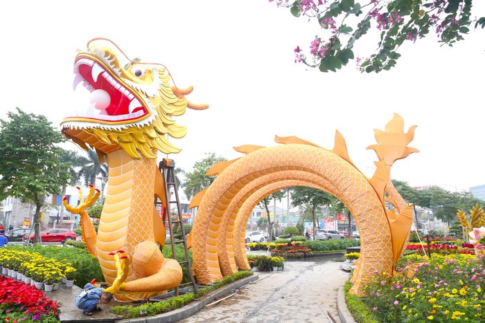 Linh vật rồng này lấy ý tưởng từ hình ảnh rồng ngậm ngọc cuộn tròn, ẩn mình trong mây.