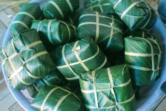 Bánh chưng. Ảnh: Bích Huệ - TTXVN