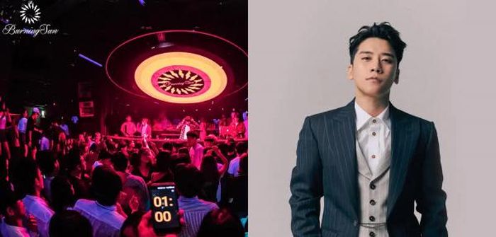 Hộp đêm Burning Sun do Seungri làm giám đốc, tọa lạc ở khu Gangnam, Hàn Quốc