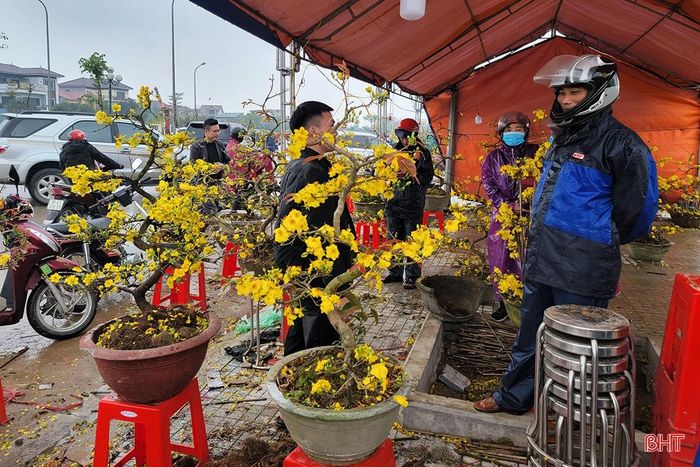 Trước “sức mua” giảm cộng thêm thời tiết mưa rét, nhiều tiểu thương đã đồng loạt “xả hàng” với mong muốn sớm bán hết để về nhà đón tết.