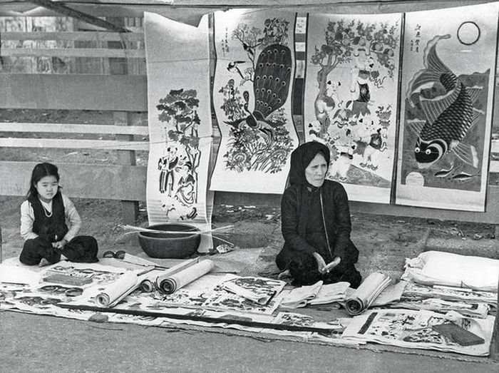 Không khí Tết xưa. Ảnh: Tư liệu