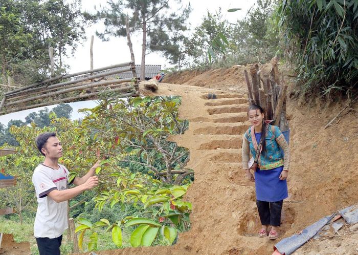 Nhiều mô hình kinh tế VAC được xây dựng, cuộc sống của các hộ có hoàn cảnh neo đơn được hỗ trợ, ổn định.