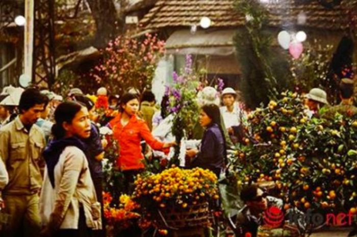 Chợ quê ngày Tết (Ảnh Infonet)
